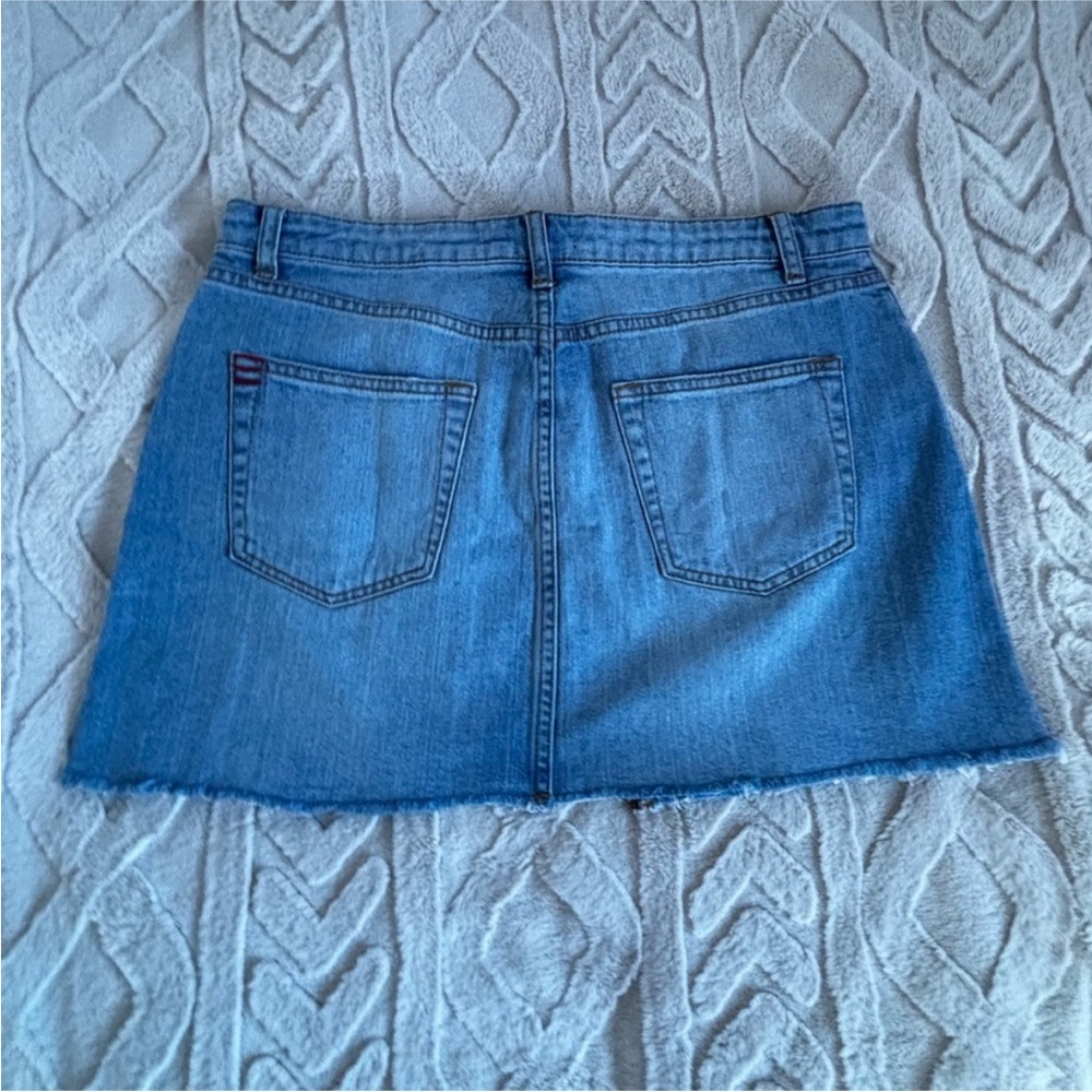 Urban Outfitters Denim Blue Mini Skirt - Picture 4 of 4